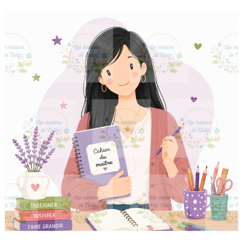 Maîtresse — Cheveux longs / Peau claire — cheveux noirs